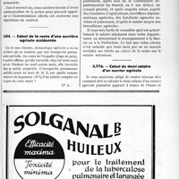 1998 - Page LVII-1707 - Correspondance. Accidents du travail. Accident de chasse ; responsabilité / Calcul de la rente d’une ouvrière agricole accidentée / Calcul du demi-salaire d'un ouvrier agricole