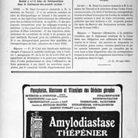 2019 - Page 1724-X - A travers l’officiel. Emplois réservés / Réponses des ministres aux questions des parlementaires. Quand y a-t-il abus de thérapeutique dans le traitement des assurés sociaux ? / Effet de la suspension du droit de soigner les assurés sociaux
