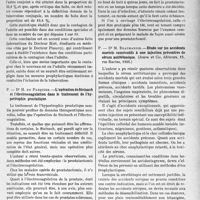 2062 - Page 1751 - Partie scientifique. Travaux originaux. Les Thèses. Contribution à l’étude de la tuberculose conjugale, par Dr R. Loraux (Librairie Lipschutz, 1935) / L’opération de Steinach et l’électrocoagulation dans le traitement de l’hypertrophie prostatique, par Dr H. du Pasquier / Étude sur les accidents mortels consécutifs à une injection préventive de sérum antitétanique, par Dr M. Beaumanoir (Jouve et Cie, éditeurs, 1935)