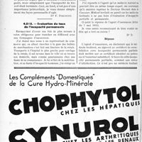 2103 - Page 1774-LVI - Correspondance. Application du tarif des accidents du travail. On doit toujours mettre la date du jour où la guérison est effectuée / Évaluation du taux de l’incapacité permanente