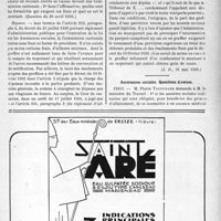 2126 - Page XI-1793 - A travers l’officiel. Réponses des ministres aux questions des parlementaires. Frais de recours devant la Commission cantonale des Assurances sociales / Assurances sociales. Questions diverses