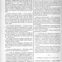 2167 - Page 1836 - Partie professionnelle. Chronique syndicale. Syndicat des médecins des Ardennes. Réunion du Conseil d’administration, du 1er mars 1935 / Assemblée générale du 10 mars 1935