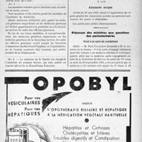 2196 - Page XI-1861 - A travers l’officiel. Enseignement de la médecine / Service de. santé militaire / Lutte antituberculeuse / Assurances sociales / Réponses des ministres aux questions des parlementaires. Droit à la carte du combattant