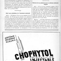 2197 - Page 1862-XII - A travers l’officiel. Réponses des ministres aux questions des parlementaires. Droit à la carte du combattant / Droit aux prestations de l’assurance-maternité / Exercice de la médecine par les médecins allemands émigrés