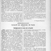 2234 - Page 1899 - Partie professionnelle. Nos réunions médicales. Les Journées Orthopédiques de Bordeaux / Faculté de médecine de Paris. Enseignement et actes de la Faculté
