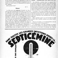 2301 - Page 1964-L - Correspondance. Accidents. Accident dû à l’imprudence de l’ouvrière / Accident dû à la faute d'un tiers