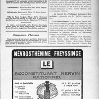 2320 - Page 1977 - Renseignement / Dernières nouvelles. Académie de médecine / L’art à la Faculté de médecine / La Journée des « Techniques thermales d’Aix-les-Bains / « Le Violon d’Ingres »