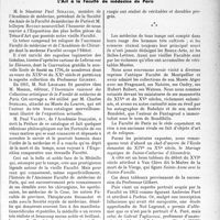 2328 - Page 1985 - Propos du jour. L’Art à la Faculté de médecine de Paris [J. Noir]