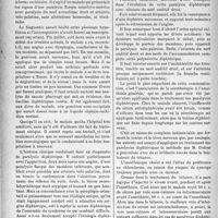 2343 - Page 2000 - Partie scientifique. L'actualité scientifique. Les Sociétés Savantes. Paris. Société médicale des hôpitaux de Paris. La paralysie diphtérique à forme cochléaire. Le traitement des paralysies diphtériques, (11 et 18-1-1935)