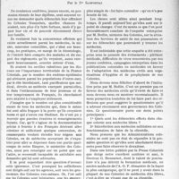 2358 - Page 2015 - Partie professionnelle. La médecine coloniale. Assistance — Hygiène — Pathologie — Intérêts professionnels. Sur une enquête du ministère des colonies, par le Dr Sasportas
