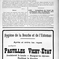 2372 - Page 2029 - Correspondance. Questions diverses. Réquisition irrégulière pour examen d'un cadavre / Incompétence du Conseil des prudhommes dans les différends entre les médecins et leurs domestiques