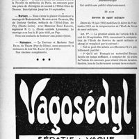 2387 - Page 2040 - Dernières nouvelles. Hospices civils de Chambéry / Hospices civils de Beaune (Côte-d’Or) / Mariage / Naissance / A travers l’officiel. Codex / Service de santé militaire