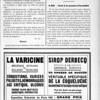 2390 - Page 2043 - Correspondance. Assurances sociales. Signature de l’acquit sans paiement des honoraires / Droit à la pension d’invalidité