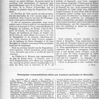 2393 - Page 2046 - Propos du jour. La XIVe Session des Journées médicales de Bruxelles [J. Noir] / Principales communications laites aux Journées médicales de Bruxelles