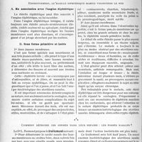 2405 - Page 2058 - Partie scientifique. Travaux originaux. La clinique au goût du jour. La « diphtérie larvée » sous forme de rhinite : méconnue, elle permet une dissémination permanente des bacilles, d’après le Docteur Louis Ramond. Une bien curieuse observation clinique / Effectivement le bacille diphtérique habite volontiers le nez / Comment détruire les germes dans leur repaire : les fosses nasales?