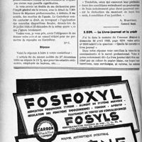 2443 - Page 2096-LXII - Correspondance. Fiscalité. Déduction sur le salaire des employés / Le Livre-journal et le crédit