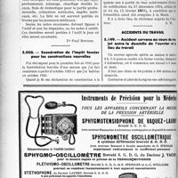 2445 - Page 2098-LXIV - Correspondance. Fiscalité. Le Livre-journal et le crédit / Exonération de l’impôt foncier pour les constructions nouvelles / Accidents du travail. Accident survenu au cours du trajet entre le domicile de l’ouvrier et le lieu du travail