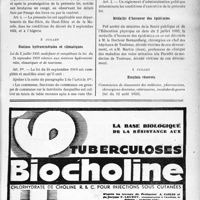 2460 - Page XI-2109 - A travers l’officiel. Prorogations / Stations hydrominérales et climatiques / Médaille d’honneur des épidémies / Emplois réservés