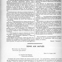 2495 - Page 2144 - Partie professionnelle. Bulletin de l’Actualité. Chronique automobile. Code de la route / Soins aux mutilés