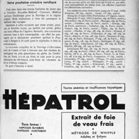 2524 - Page XI-2169 - A travers l’officiel. Loi instituant des dispositions transitoires pour l'ouverture du droit aux pensions de vieillesse et d’invalidité prévus par la loi sur les assurances sociales / Notre prochaine croisière nordique / Service de santé