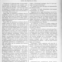2538 - Page 2183 - Partie Scientifique. Travaux originaux. Cancers et tumeurs infectieuses. Le lapin sauvage du Kansas, par R. Fasquelle St Yves Ménard