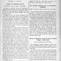 2546 - Page 2191 - Partie Scientifique. L'actualité scientifique. Les Sociétés Savantes. Paris. Académie de médecine. A propos de la destruction des rats, (28-5-1935) / Cure thermale sulfureuse dans les rhumatismes chroniques, (21-5-1935) / œdèmes et infiltrations séreuses au cours des obésités d’origine endocrinienne, (28-5-1935)