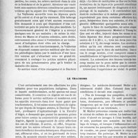 2561 - Page 2206 - Partie Professionnelle. La médecine coloniale, Assistance — Hygiène — Pathologie — Intérêts professionnels. Échos de pathologie coloniale, par le Dr Sasportas. La lèpre / Le trachome