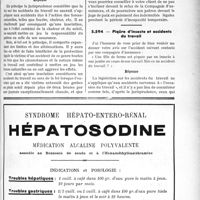 2574 - Page 2219 - Correspondance. Accidents du travail. Insolation et accidents du travail / Piqûre d’insecte et accidents du travail