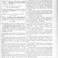 2618 - Page 2259 - Partie Scientifique. L'actualité scientifique. Les Livres. Les livres qui viennent de paraître... / Le traitement de l’angine de poitrine, par Docteur Camille Lian / Sympathectomie présacrée, par Docteur Paul Maucotel