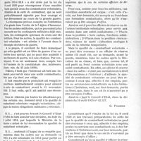 2624 - Page 2265 - Partie Professionnelle. La qualité de " combattant volontaire ” ne constitue pas un droit pour un officier de réserve, maintenu dans les cadres, puis parti au front sur sa demande