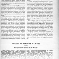 2630 - Page 2271 - Partie Professionnelle. Nos réunions médicales. Ve V. E. M. cardio-Vasculaire / Faculté de médecine de Paris. Enseignement et actes de la Faculté