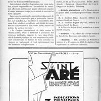2653 - Page 2290-VIII - Dernières nouvelles. En marge des Journées médicales de Bruxelles / Société d'oto-rhino-laryngologie de Paris / Médaille pénitentiaire / Bordeaux / Marseille