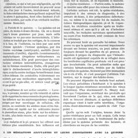 2664 - Page 2301 - Partie Scientifique. Travaux originaux. Considérations sur le paludisme, (Diagnostic et traitement). Deuxième partie. La pharmacologie actuelle du paludisme, par le Docteur René Le Droumaguet. Les médications adjuvantes et leurs associations avec la quinine