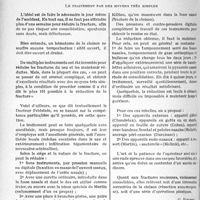 2671 - Page 2308 - Partie Scientifique. Travaux originaux. La petite chirurgie au goût du jour. Les fractures du nez : Des moyens de fortune procurent des résultats satisfaisants, si l’on agit vite, d’après le Docteur E. Feldstein. Les premières constatations cliniques doivent être précoces / Le traitement par des moyens très simples