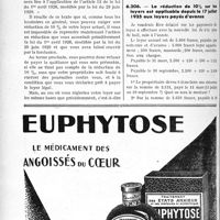 2693 - Page 2330-XL - Correspondance. Baux et locations. La réduction de 10% sur les loyers ne fait pas revivre l’action en révision de la loi du 29 juin 1929 / La réduction de 10% sur les loyers est applicable depuis le 17 juillet 1935 aux loyers payés d’avance