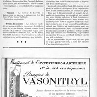 2710 - Page IX-2343 - Dernières nouvelles. Institut Calot / Mariage / Naissance / Révision des pensions / De la délivrance inconsidérée des certificats médicaux. Un décret-loi draconien à ce sujet