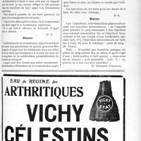 2754 - Page XLV-2387 - Correspondance. Questions diverses. Délais et formalités de l’appel des décisions des Commissions tripartites départementales des soins aux pensionnés de guerre / Application du tarif des accidents du travail. Autohémothérapie