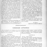 2806 - Page 2435 - Partie Professionnelle. Propos homéopathiques. Choix du remède Choix et fréquence des doses / Chronique automobile