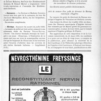 2830 - Page IX-2455 - Dernières nouvelles. Hôpitaux de Rouen / Luchon / Naissances / Aesculape / A travers l’officiel. Hygiène