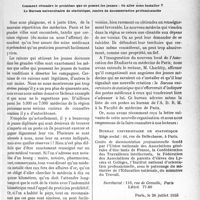 2834 - Page 2459 - Propos du jour. La Répartition des Médecins. Comment résoudre le problème que se posent les jeunes : Où aller nous installer ? Le Bureau universitaire de statistique, centre de documentation professionnelle [J. Noir]