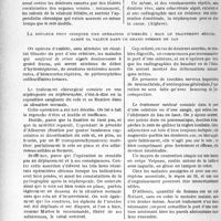 2843 - Page 2468 - Partie Scientifique. Travaux originaux. Ce que pratiquement le médecin doit savoir... du rein mobile ; de la valeur diagnostique et opératoire de la douleur spontanée, d’après le Docteur Édouard Michon. La confirmation du diagnostic par l'exploration clinique / La douleur peut indiquer une opération d’emblée ; mais le traitement Médical garde sa valeur dans un grand nombre de cas