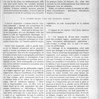 2916 - Page 2527 - Partie Scientifique. Travaux originaux. La clinique au goût du jour. En suivant le cours des phénomènes digestifs, l’horaire de certains troubles peut aider au diagnostic, d’après les travaux des Docteurs P. -A. Carrié et R. Fau. Des troubles immédiats traduisent généralement une crise vaso-motrice / A la sixième heure, c’est une dyspepsie colique