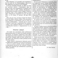 2939 - Page 2542 - Partie Professionnelle. Méthodes nouvelles de publicité pharmaceutique. Les associations diverses avec les médecins. Le point de vue déontologique / Déductions pratiques