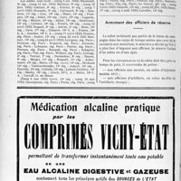 3029 - Page 2622-XII - A travers l’officiel. Service de santé militaire / Armement des officiers de réserve