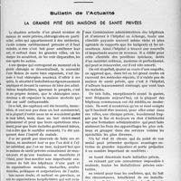 3054 - Page 2647 - Partie professionnelle. Bulletin de l’actualité. La grande pitié des maisons de santé privées