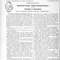 3067 - Page 2660 - Partie professionnelle. Autour des théâtres. Extraits de la dernière édition du code de la route publiée par le ministère des travaux publics (suite) / Reportage professionnel. Nouvelles et Informations. Xe Congrès de la Société internationale de chirurgie