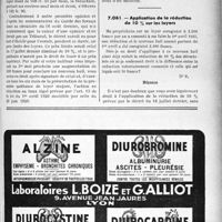 3076 - Page LV-2669 - Correspondance. Divers. Réduction de 10 % sur le loyer. Prix limite / Application de la réduction de 10 % sur les loyers