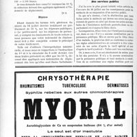 3141 - Page 2730-LVI - Correspondance. Divers. Le prélèvement de 10% sur les traitements s’applique aux indemnités de déplacement / Suspension d’un médecin des services publics [Dr Paul Boudin]