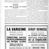 3147 - Page 2736-LXII - Correspondance. Assurances sociales. L'assurance — invalidité des assurés agricoles / Accidents. Délai de révision d’un accident du travail