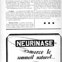 3157 - Page 2742-VIII - Dernières nouvelles. Hôpital de Philippeville / Hôpitaux d’Avignon / Maison de santé interdépartementale de Clermont-de-l'Oise / La Malou / Hôpitaux de Paris / Nécrologie [Mme Emile Forgue, née Marie Dujardin-Beaumetz]